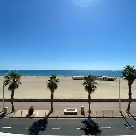 T2 Vue Mer, Moderne, Clim 3 Etoiles 4plmer53 * Canet-en-Roussillon