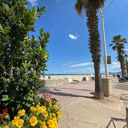 Apartment Appartement T2 Vue Mer, Moderne, Clim 3 Etoiles Parking 4Plmer53 Canet-en-Roussillon